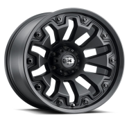 VISION OFF-ROAD - 362 ARMOR-satin black with black bolt inserts